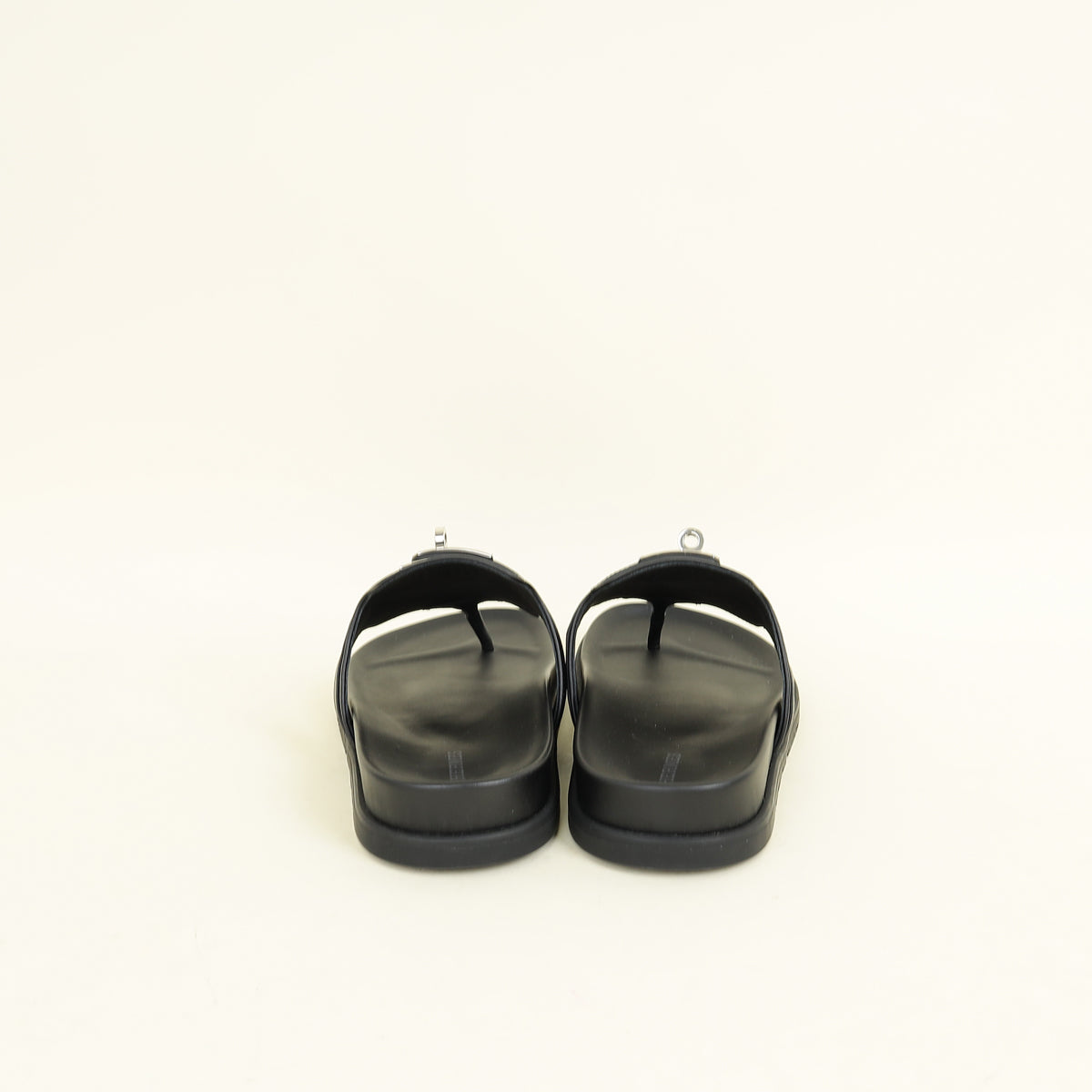 Hermes Noir Empire Sandal 39