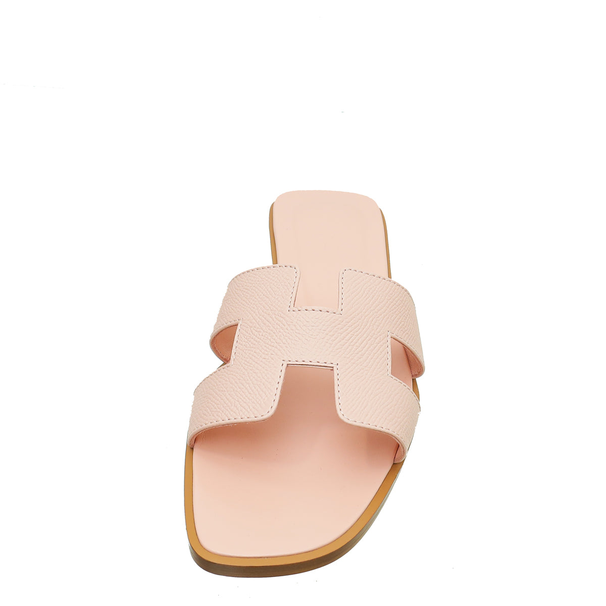 Hermes Rose Pale Oran Sandal 39