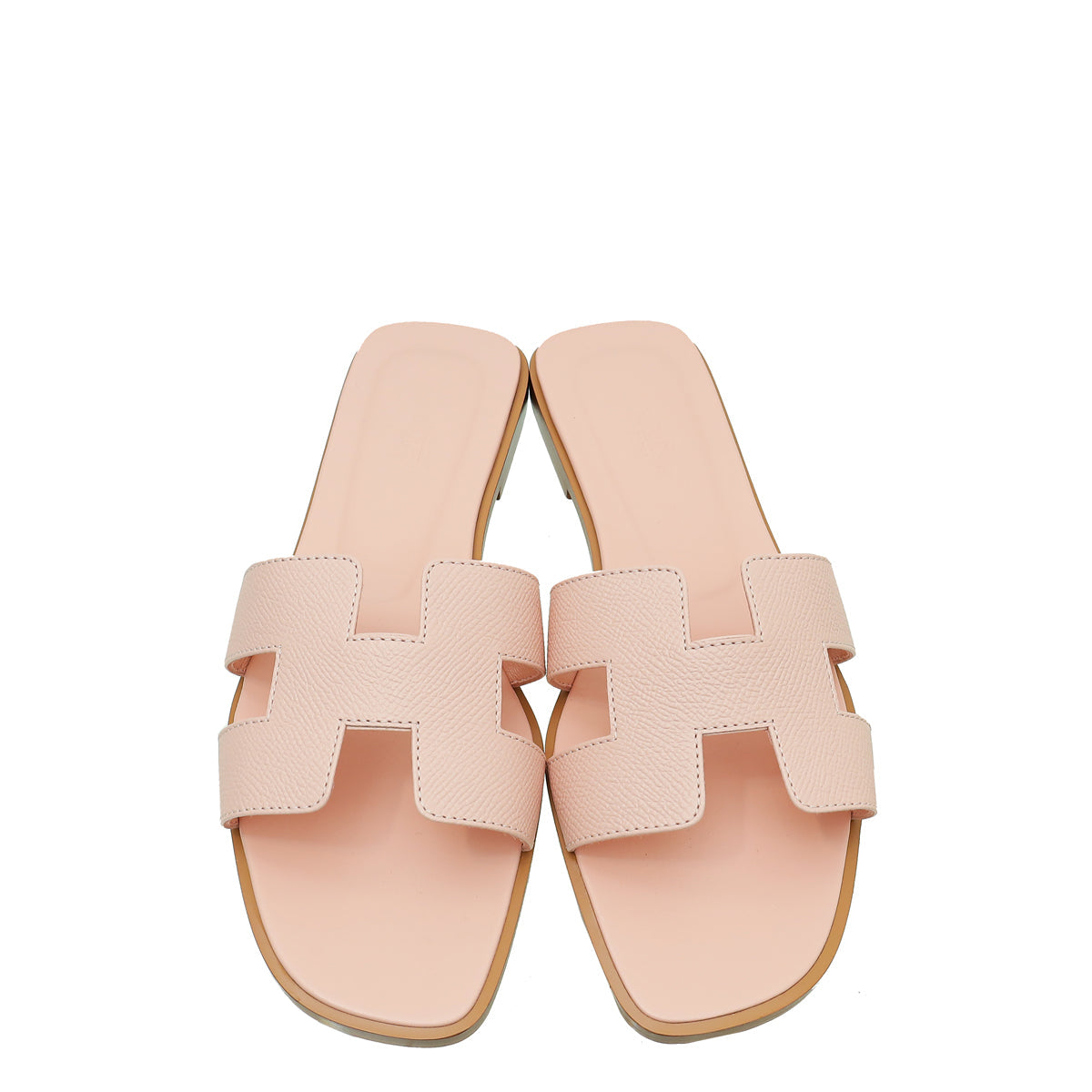 Hermes Rose Pale Oran Sandal 39