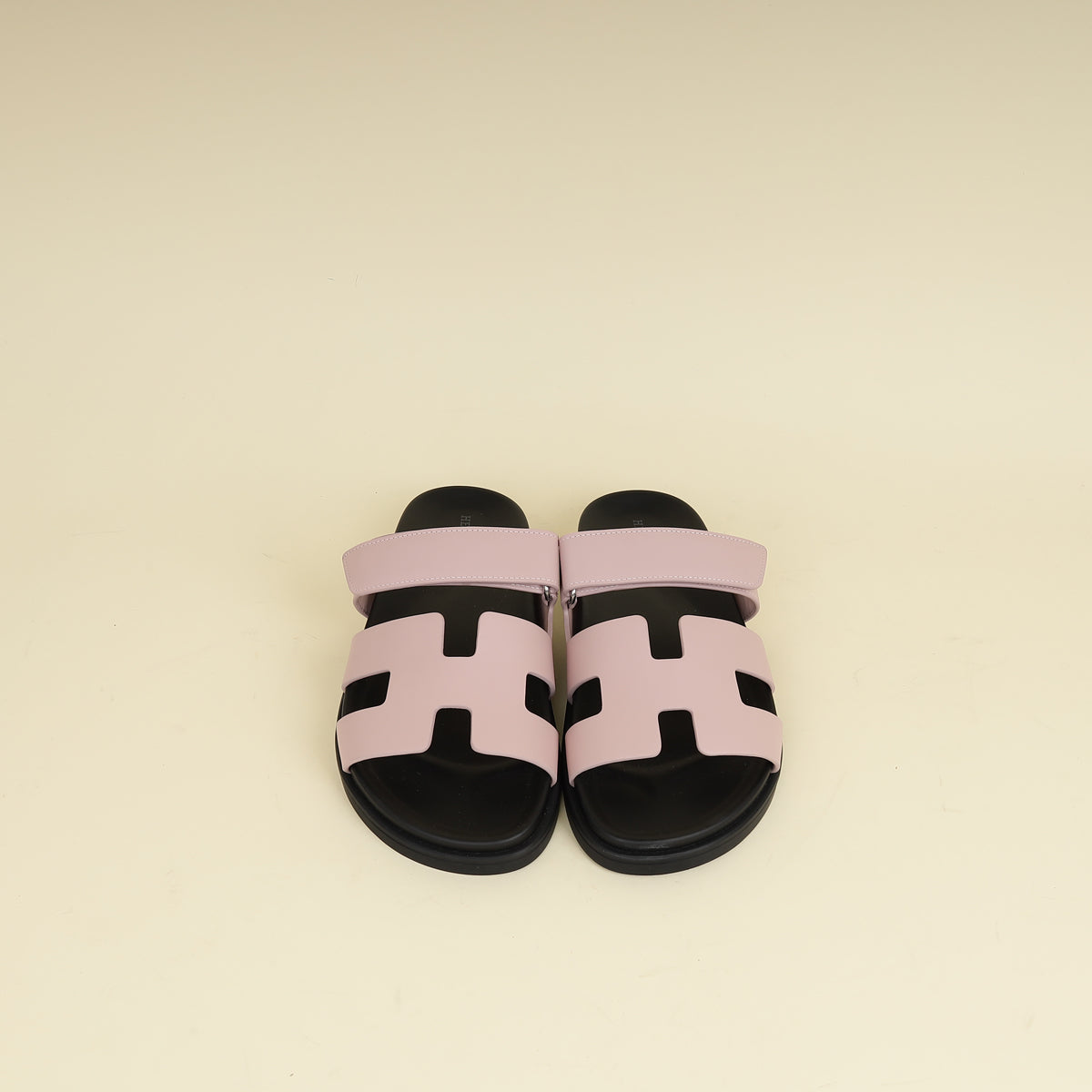 Hermes Rose Cancan Chypre Sandals 39