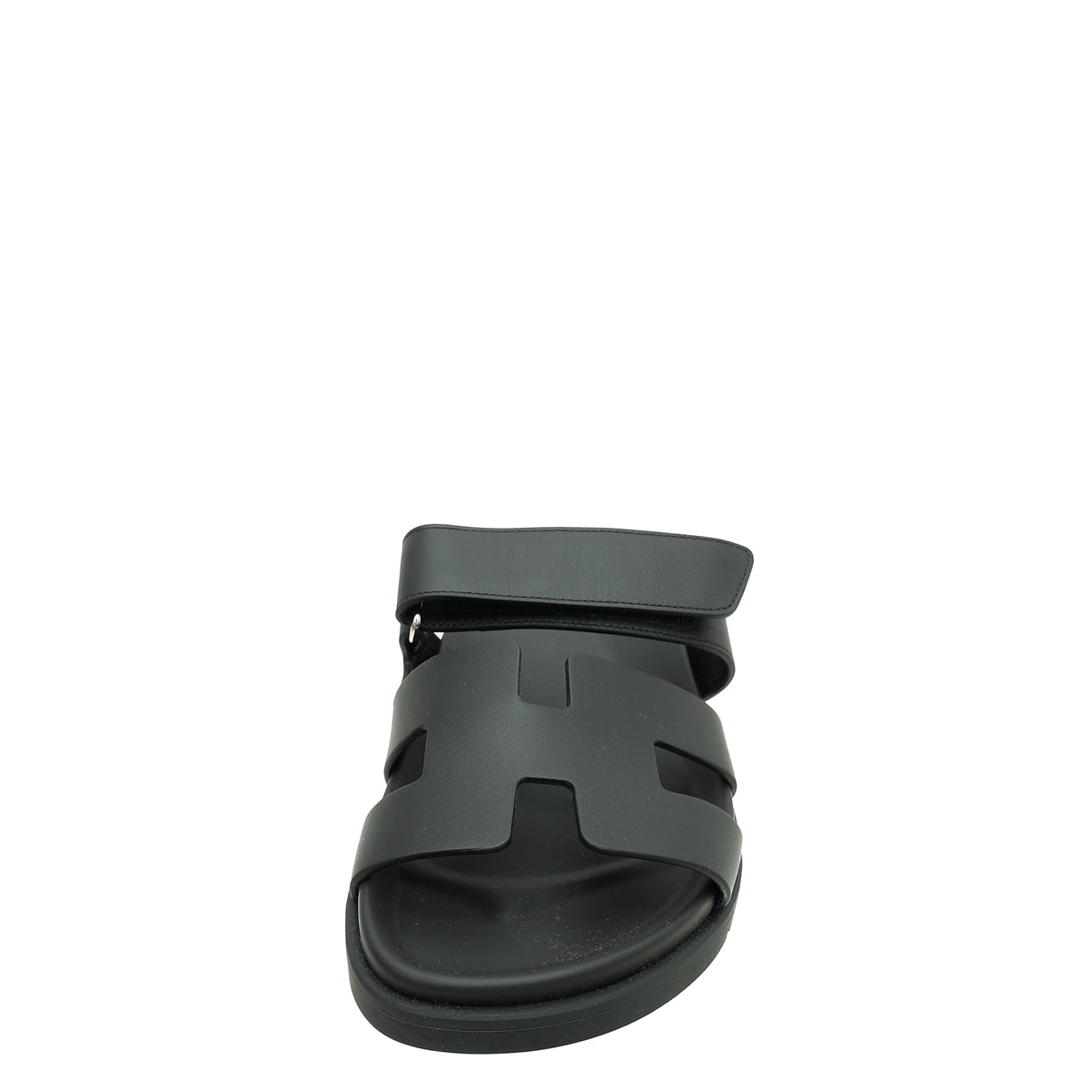 Hermes Noir Chypre Sandal 39