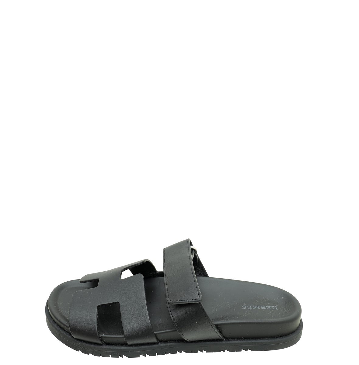 Hermes Noir Chypre Sandal 39
