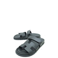 Hermes Noir Chypre Sandal 39
