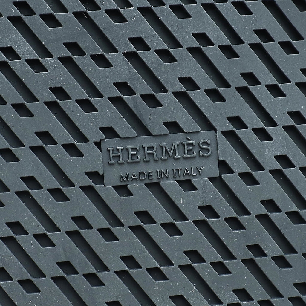 Hermes Noir Chypre Sandal 39