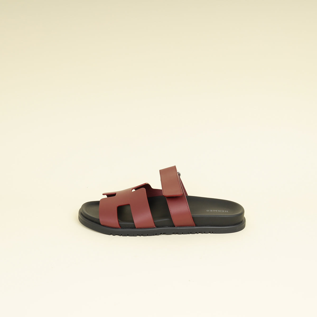 Hermes Rouge H Chypre Sandals 39