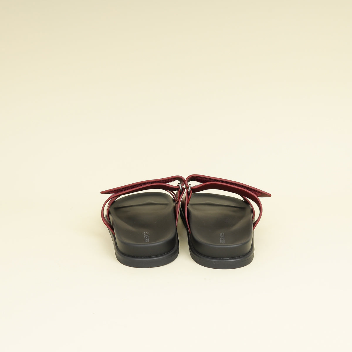 Hermes Rouge H Chypre Sandals 39