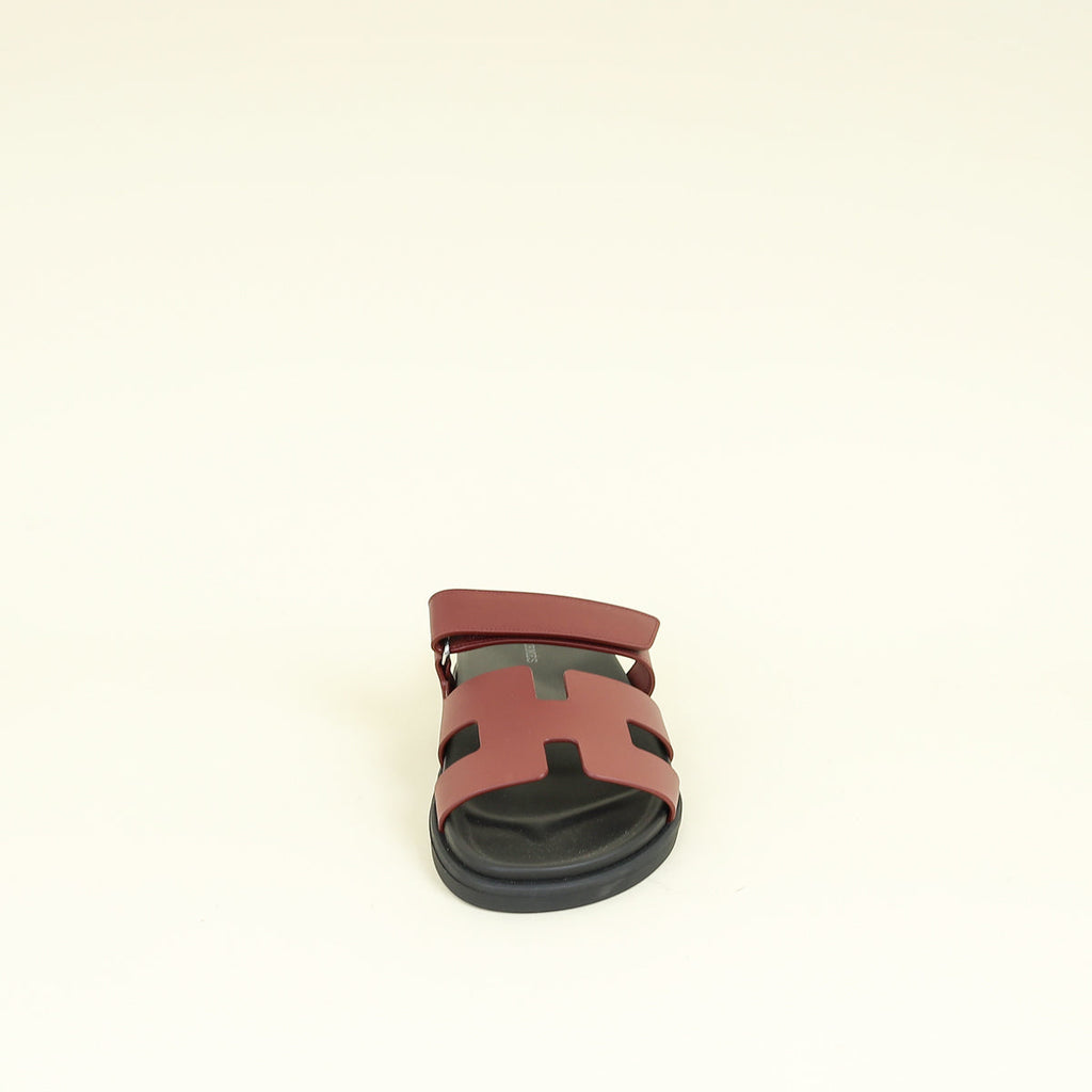 Hermes Rouge H Chypre Sandal 39