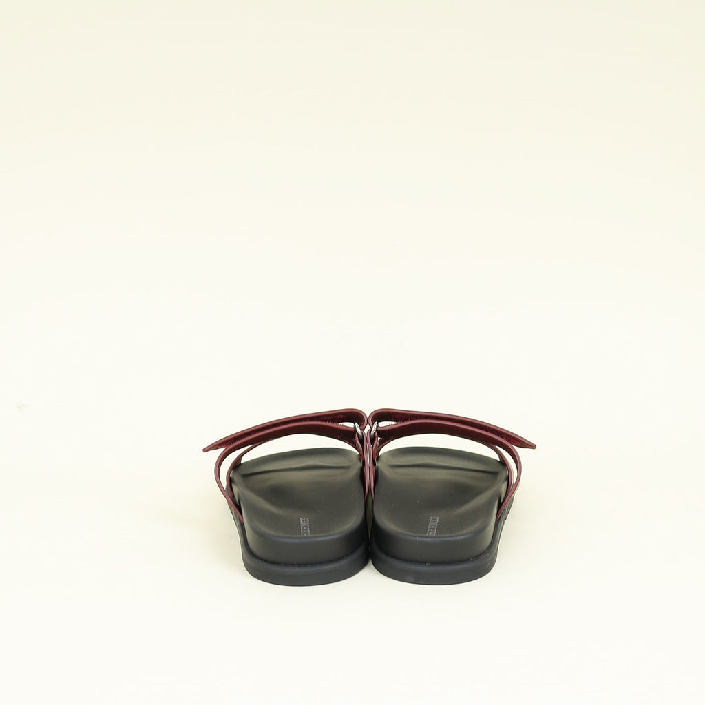 Hermes Rouge H Chypre Sandal 39