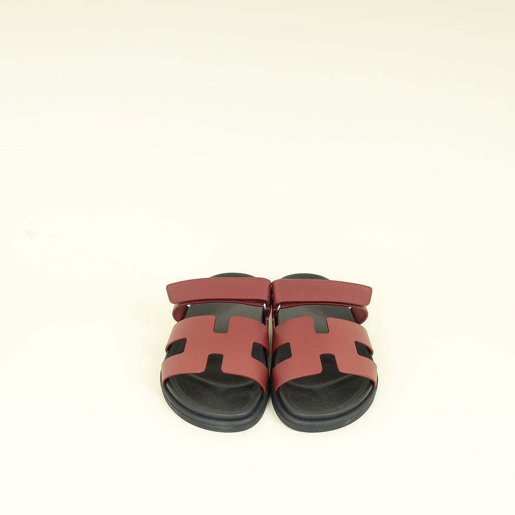Hermes Rouge H Chypre Sandal 39