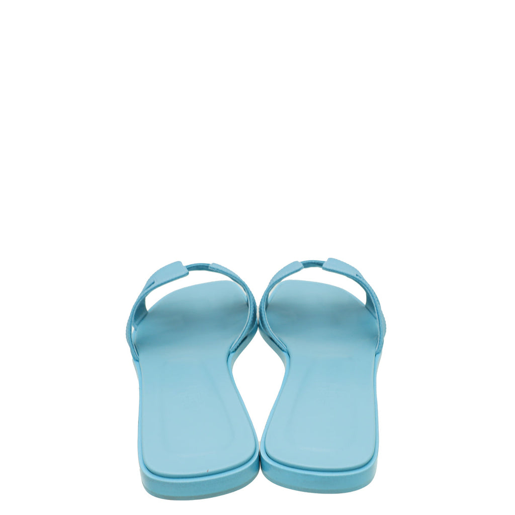 Hermes Bleu Littoral Oran Sandal 40