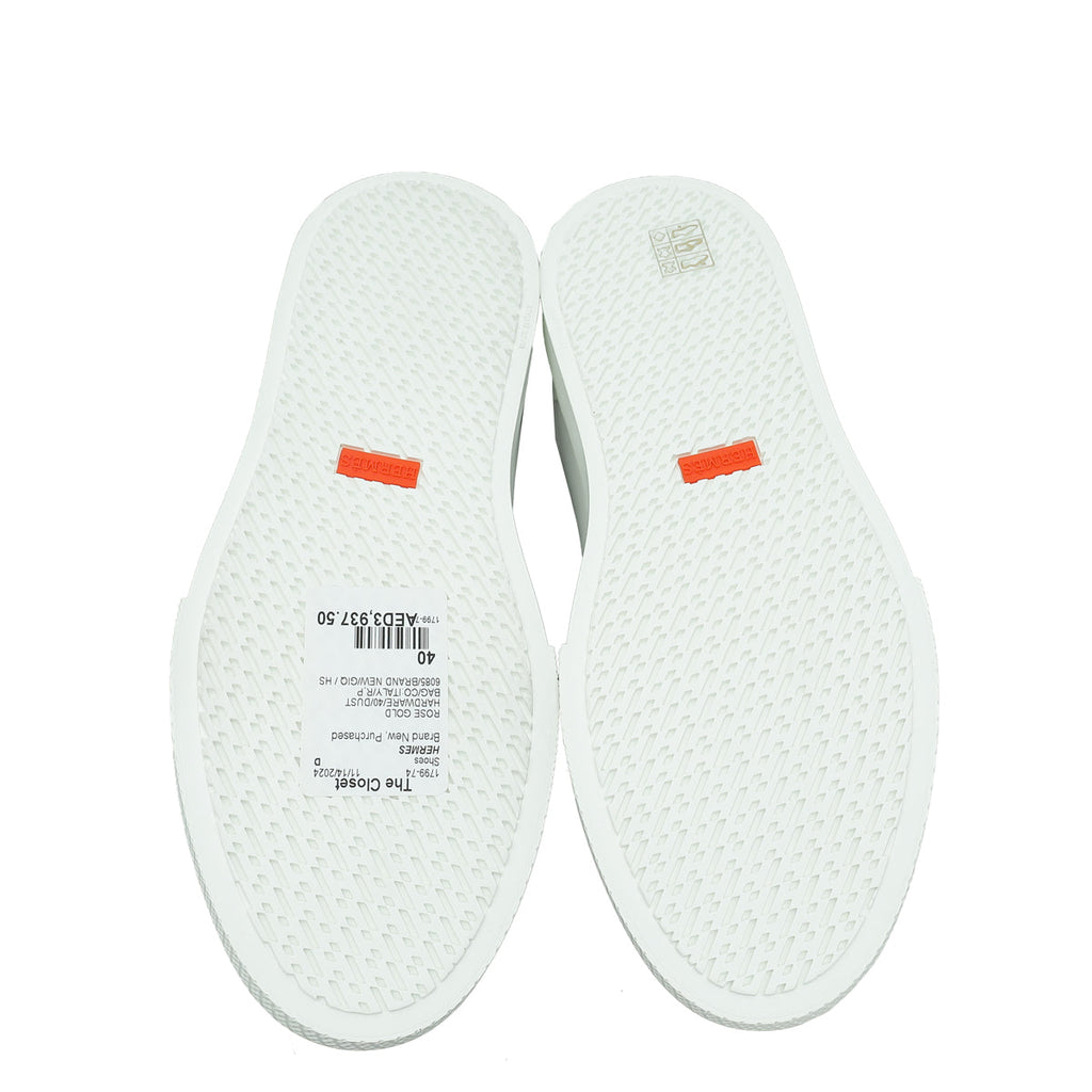 Hermes White Day Sneaker 40