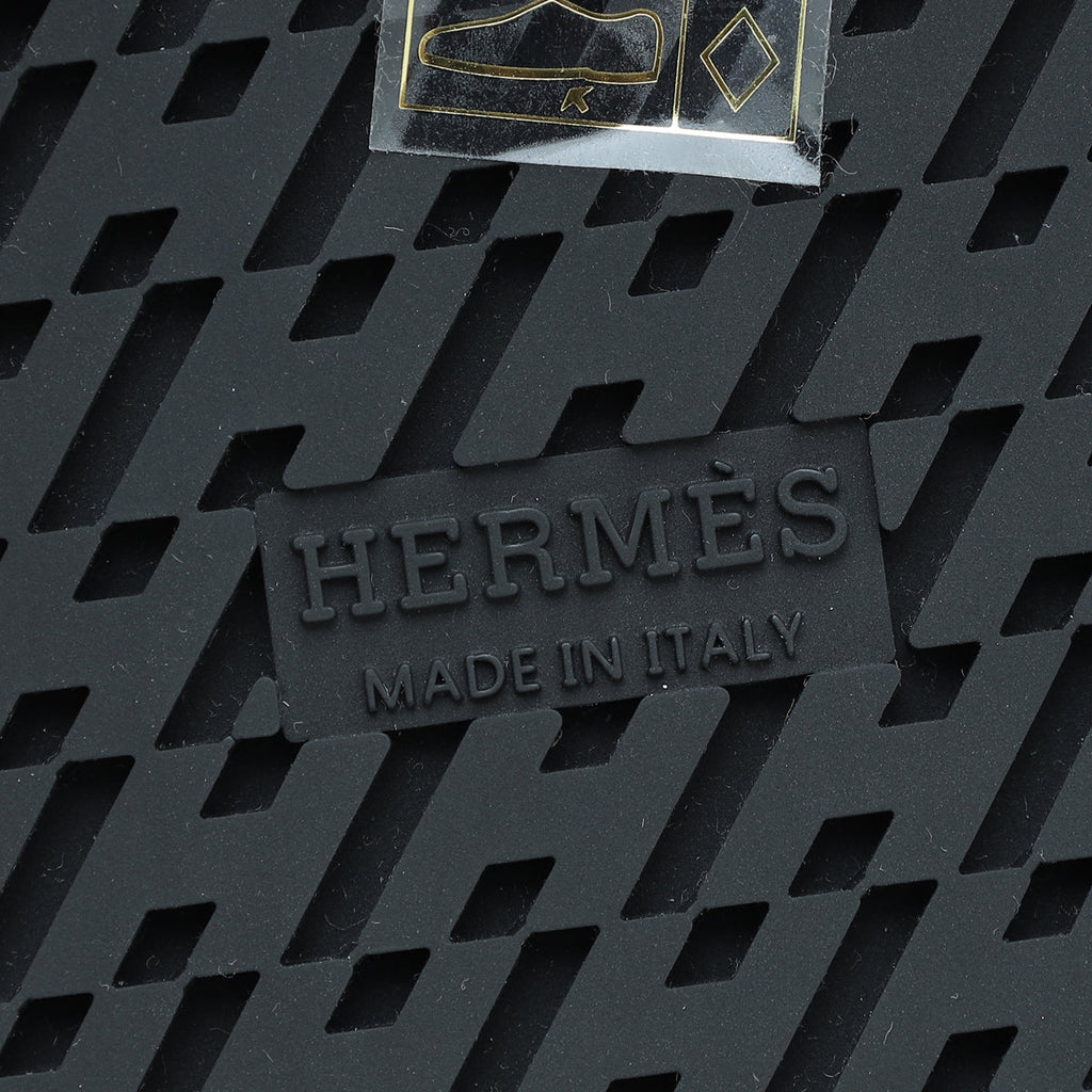 Hermes Black Chypre Sandals 40
