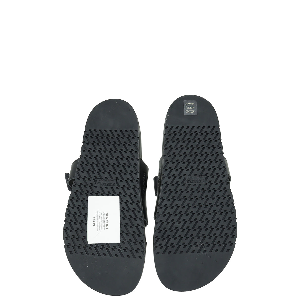 Hermes Noir Chypre Sandal 40