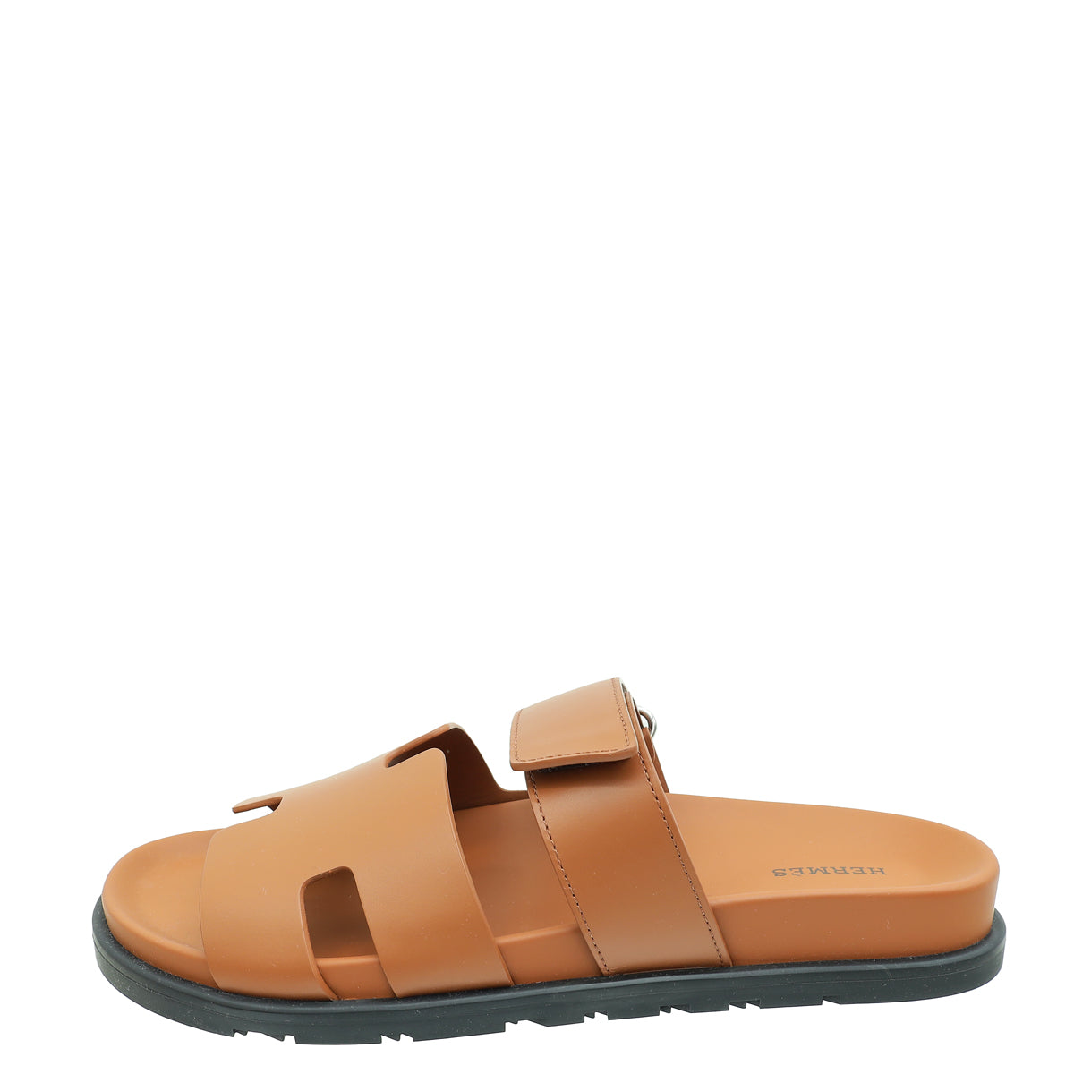 Hermes Marron Dore Chypre Sandal 41.5