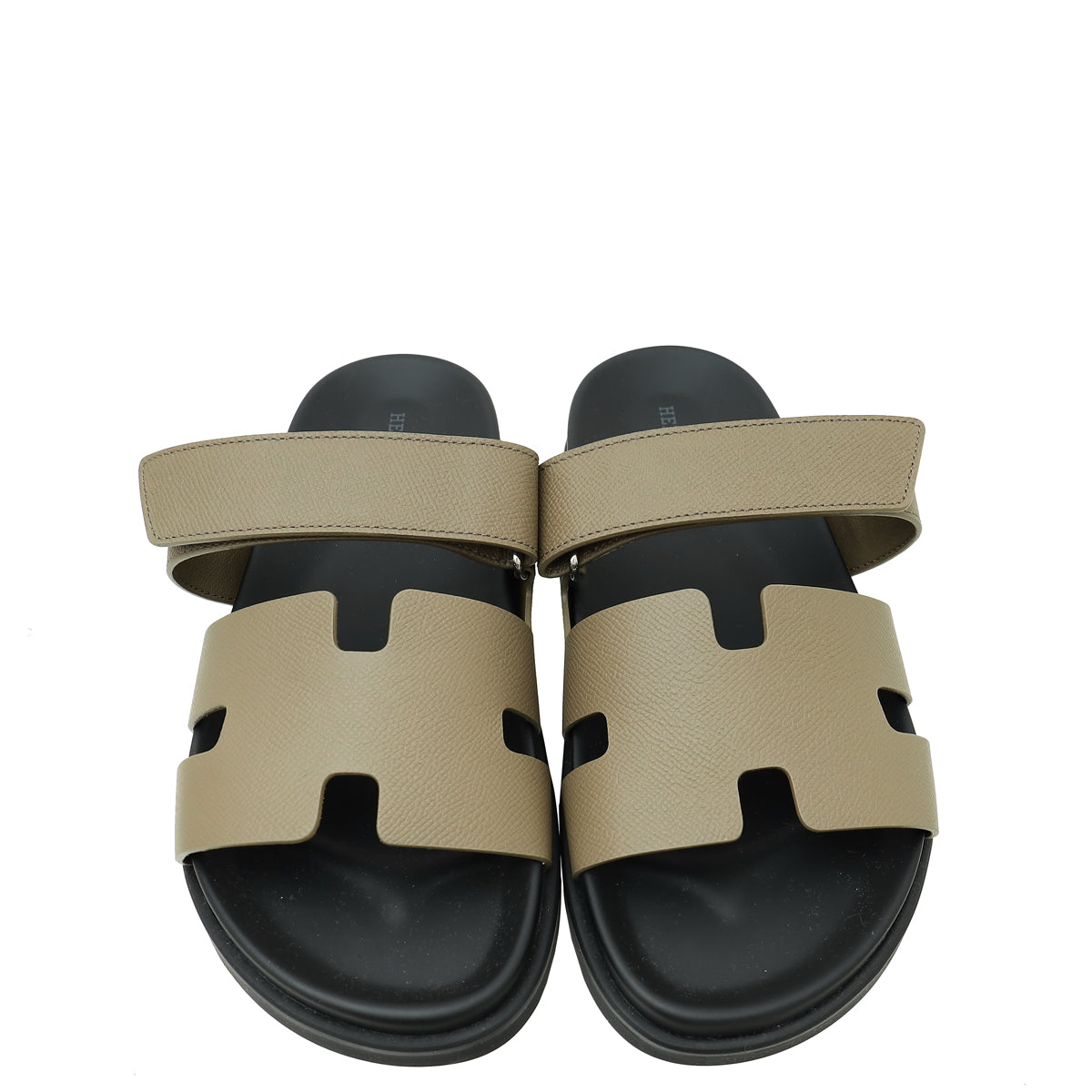 Hermes Etoupe Chypre Sandal 41.5