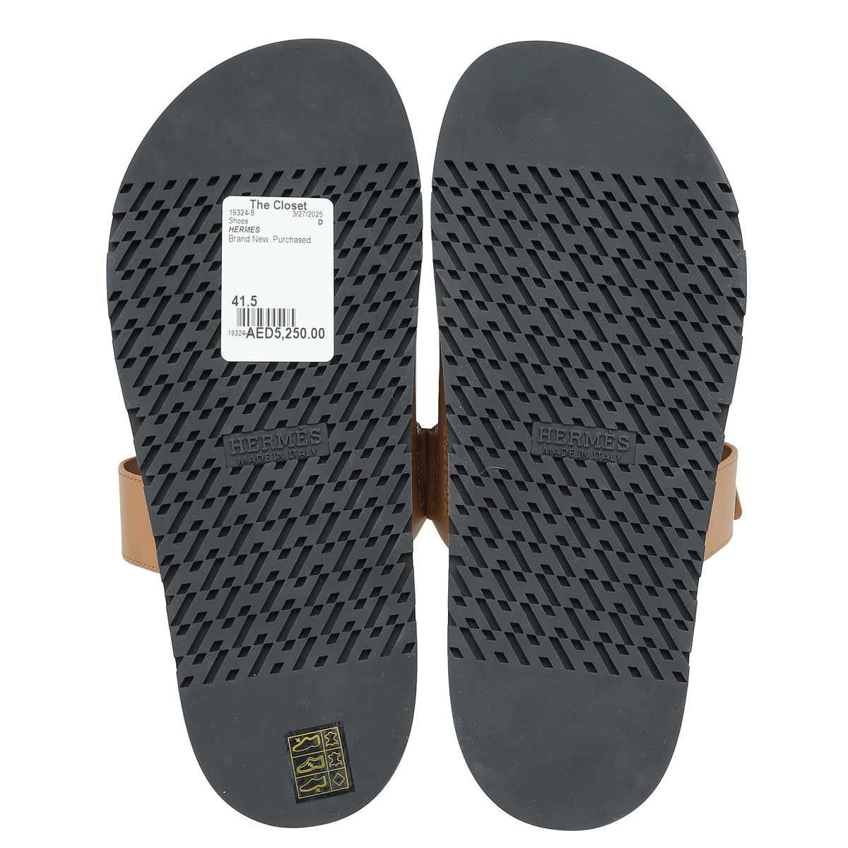 Hermes Naturel Chypre Sandal 41.5