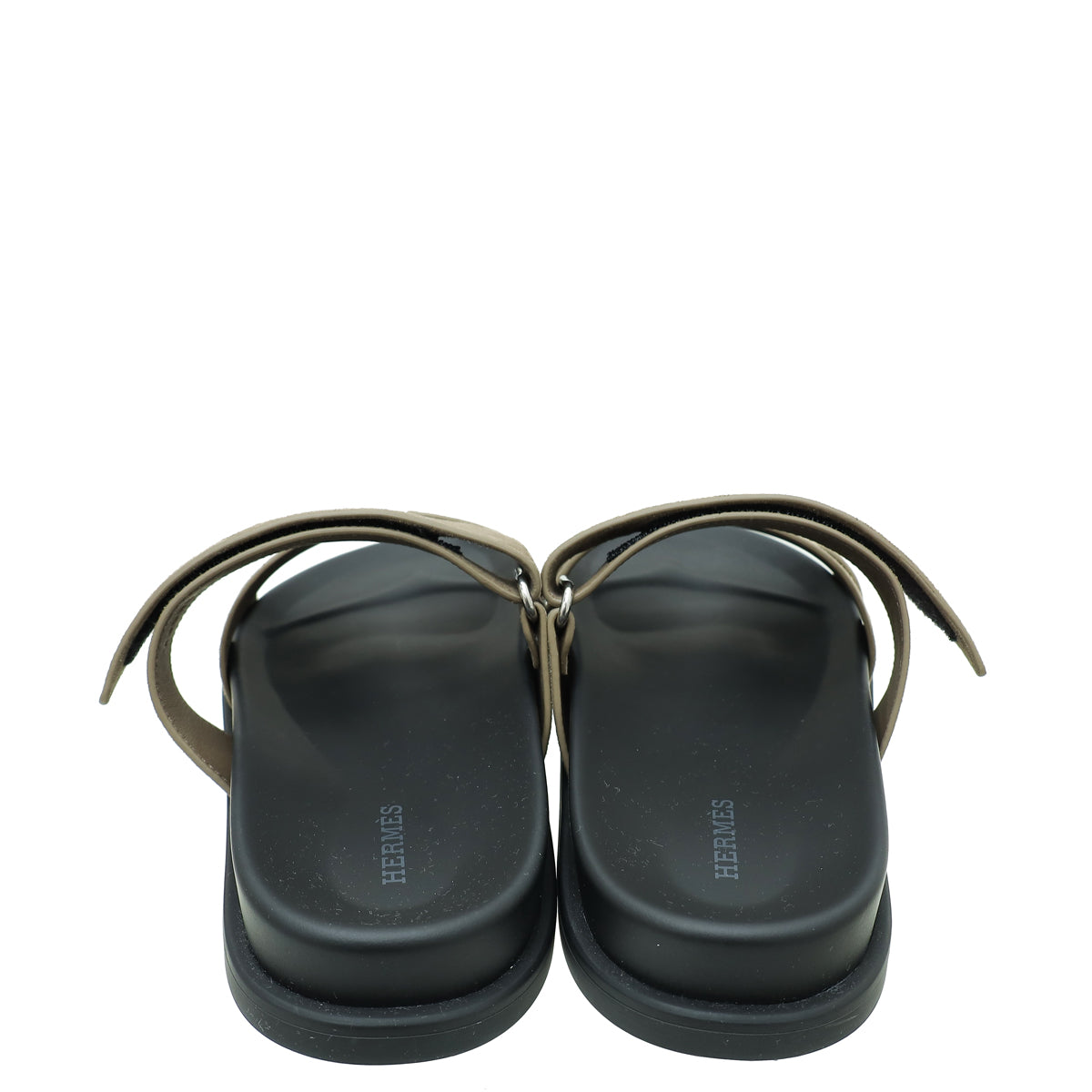 Hermes Etoupe Chypre Goatskin Sandal 41