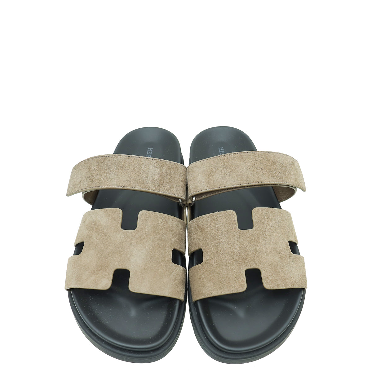 Hermes Etoupe Chypre Goatskin Sandal 41