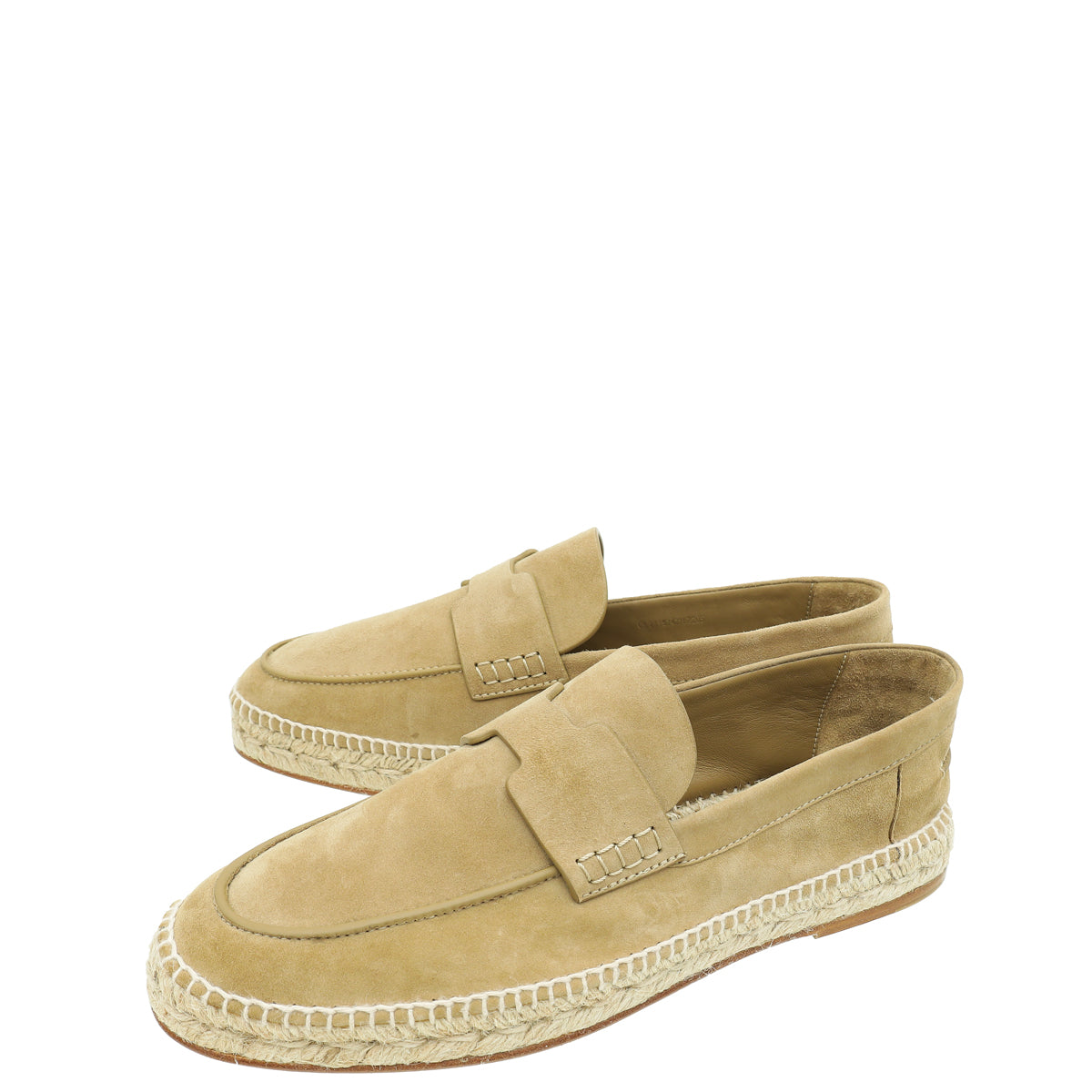 Hermes Beige Sable Trip Suede Goatskin Espadrille 41
