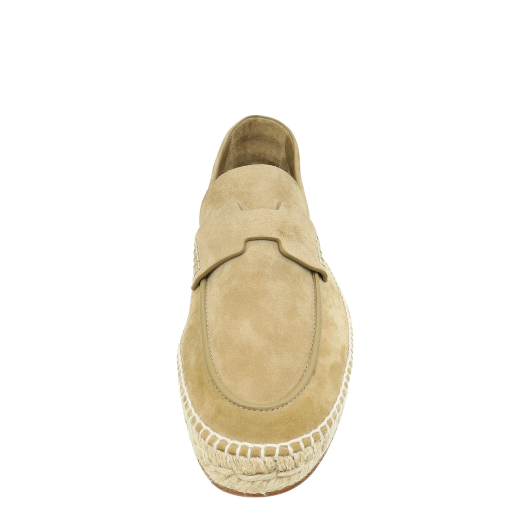 Hermes Beige Sable Trip Suede Goatskin Espadrille 41