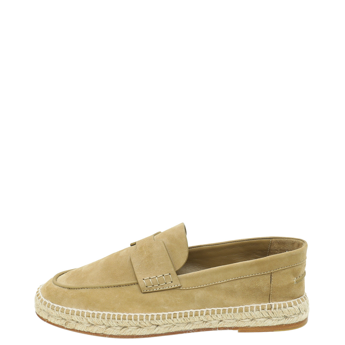 Hermes Beige Sable Trip Suede Goatskin Espadrille 41