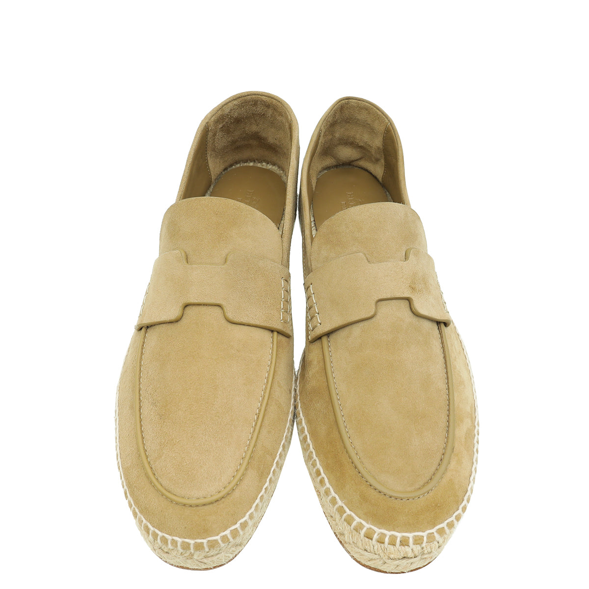 Hermes Beige Sable Trip Suede Goatskin Espadrille 41