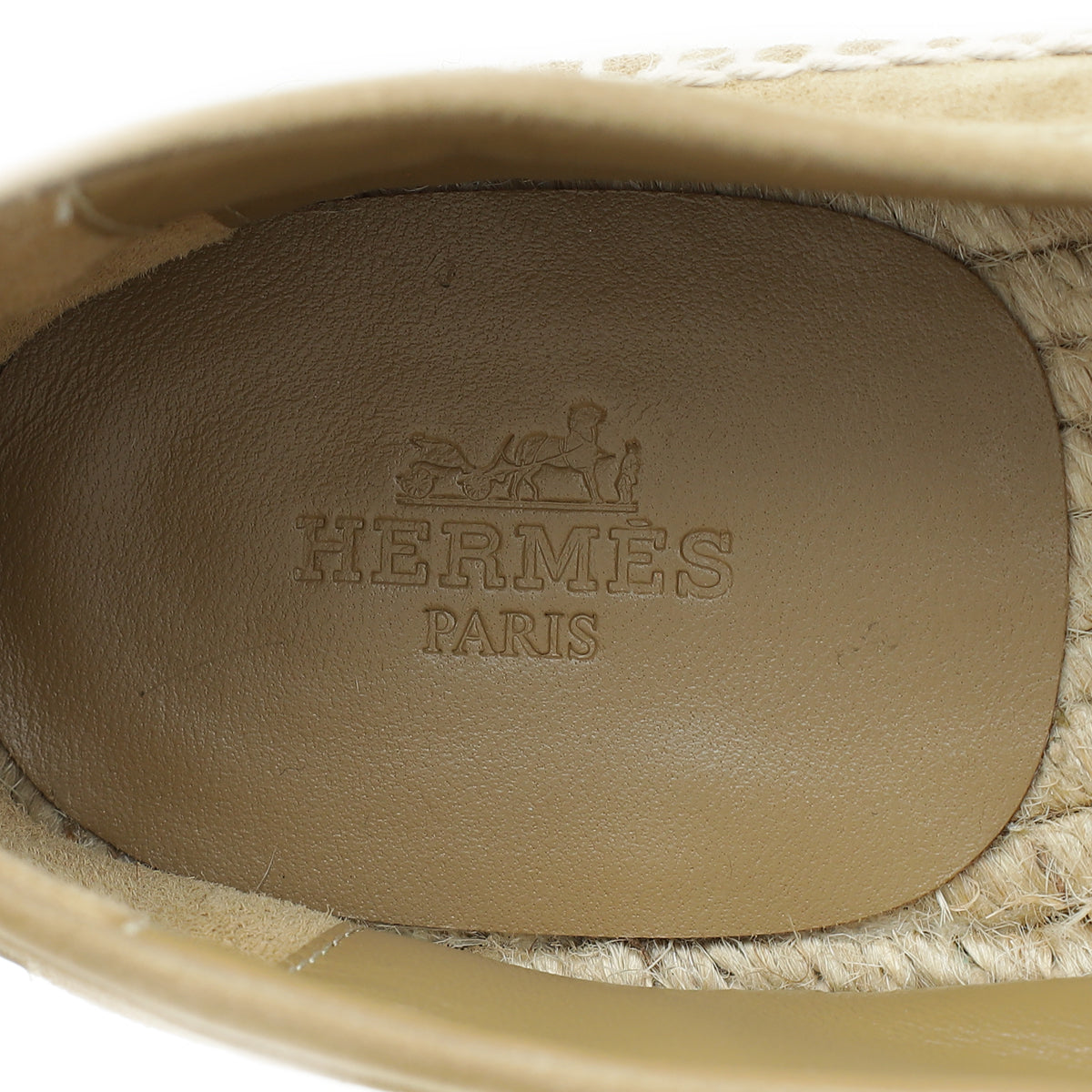 Hermes Beige Sable Trip Suede Goatskin Espadrille 41