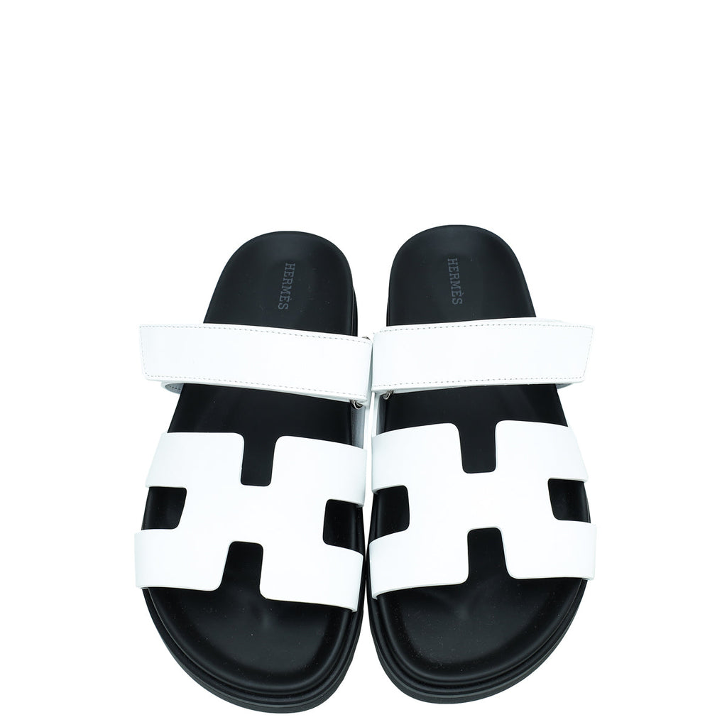 Hermes Bicolor Chypre Sandals 41