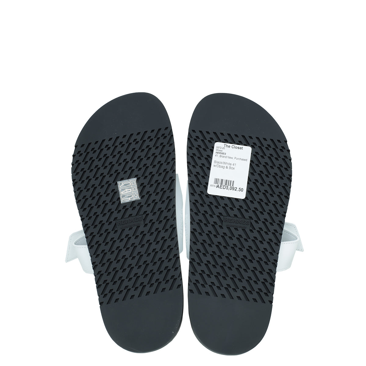 Hermes Bicolor Chypre Sandals 41
