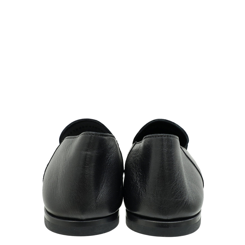 Hermes Noir Saga Loafers 42.5