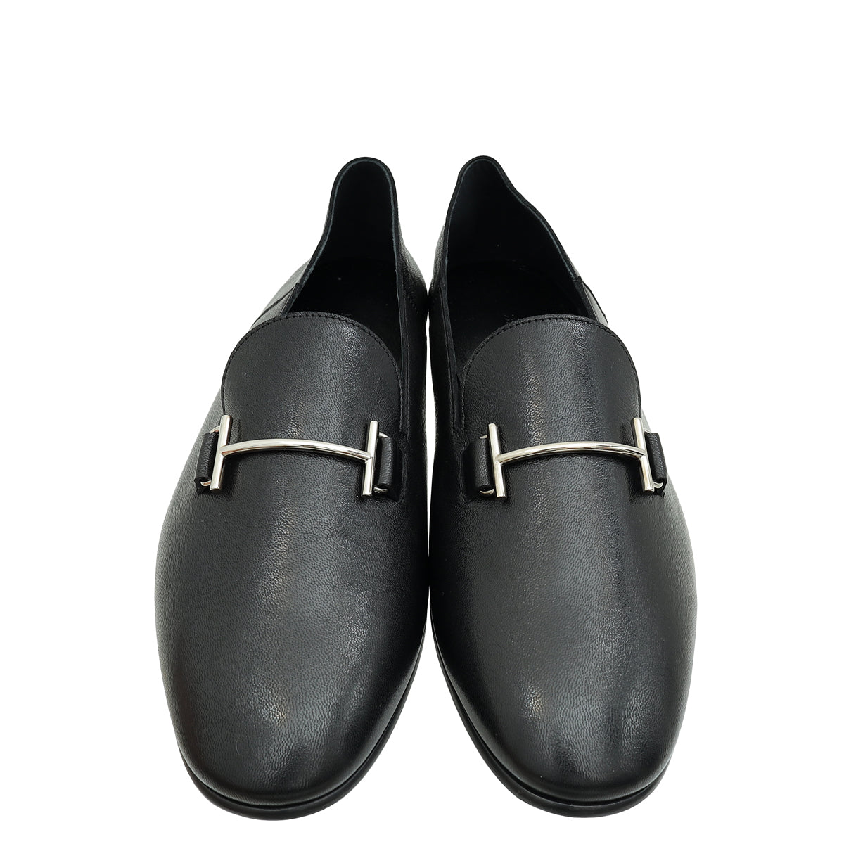 Hermes Noir Saga Loafers 42.5
