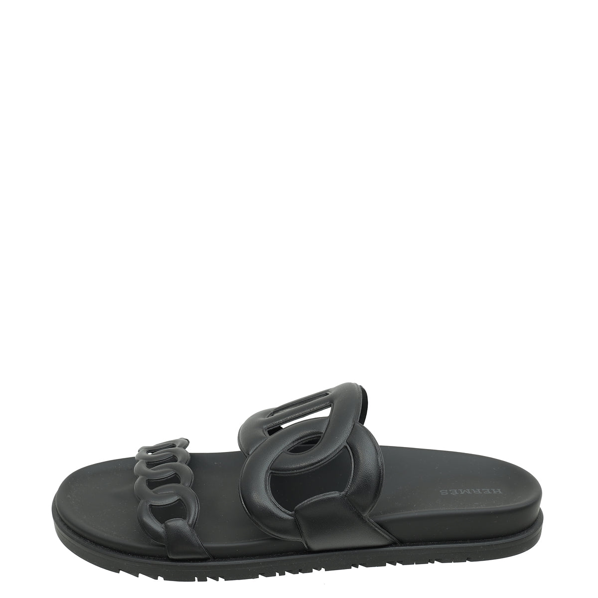 Hermes Noir Extra Sandal 42