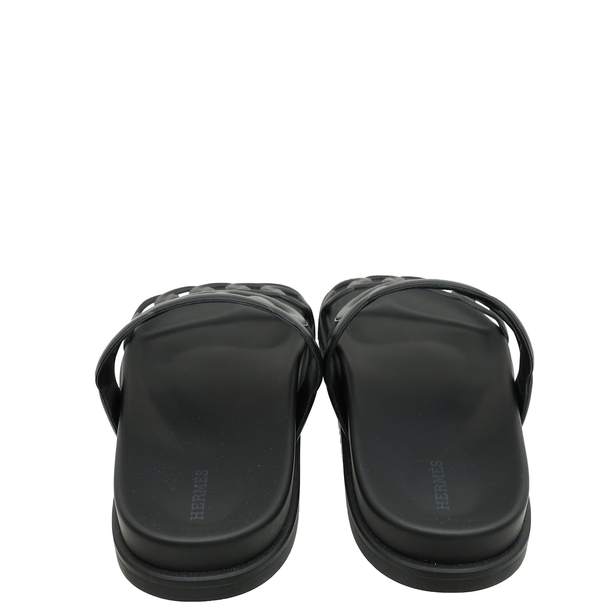 Hermes Noir Extra Sandal 42
