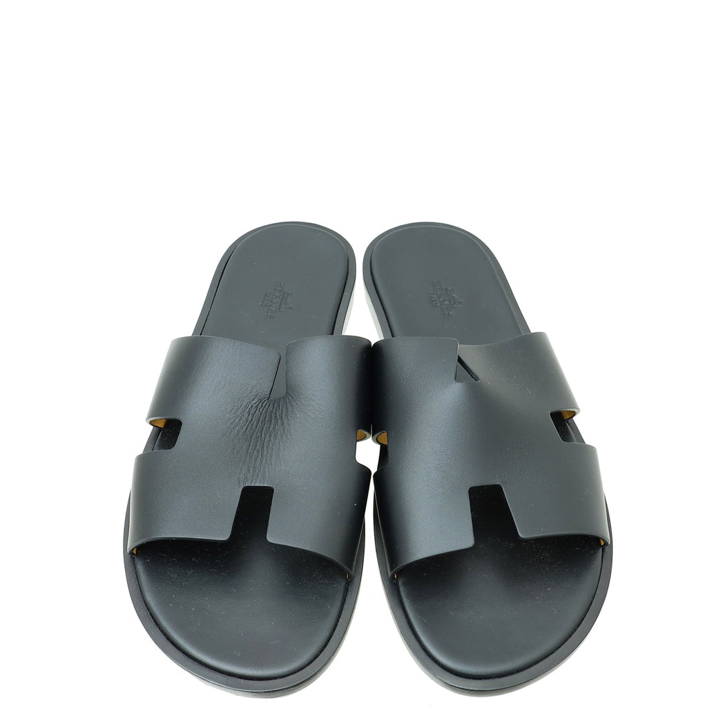 Hermes Noir Izmir Sandal 42
