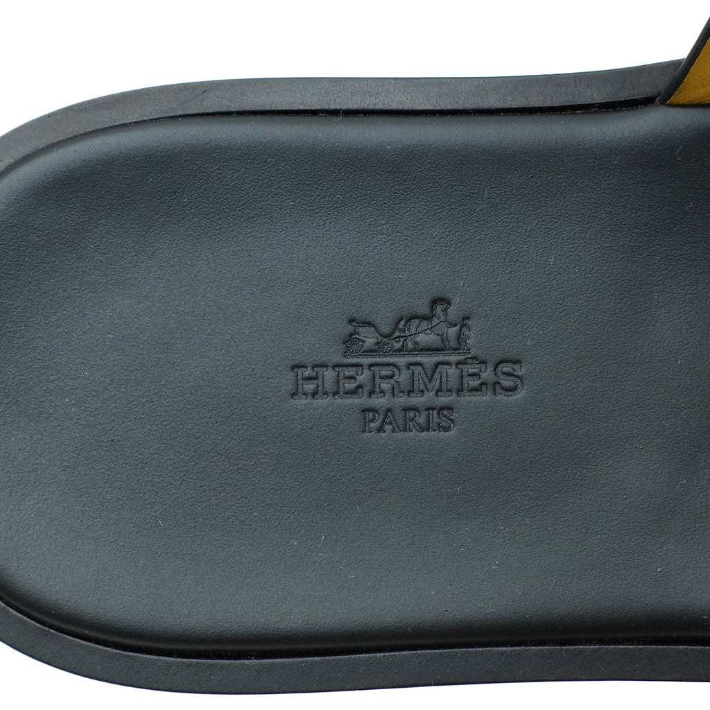 Hermes Noir Izmir Sandal 42