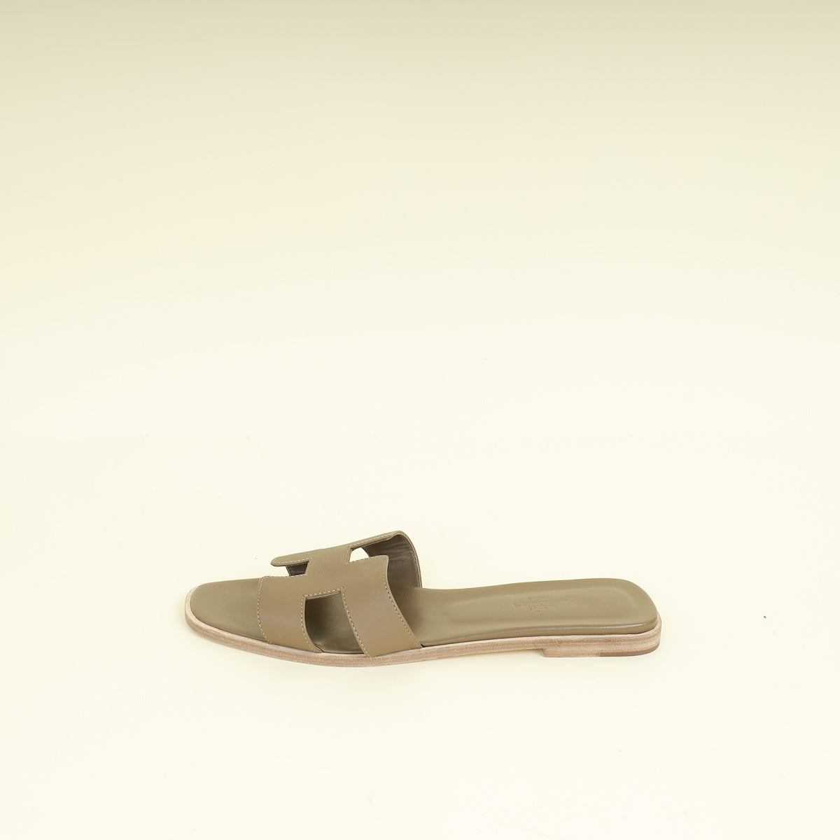 Hermes Etoupe Oran Sandal 42