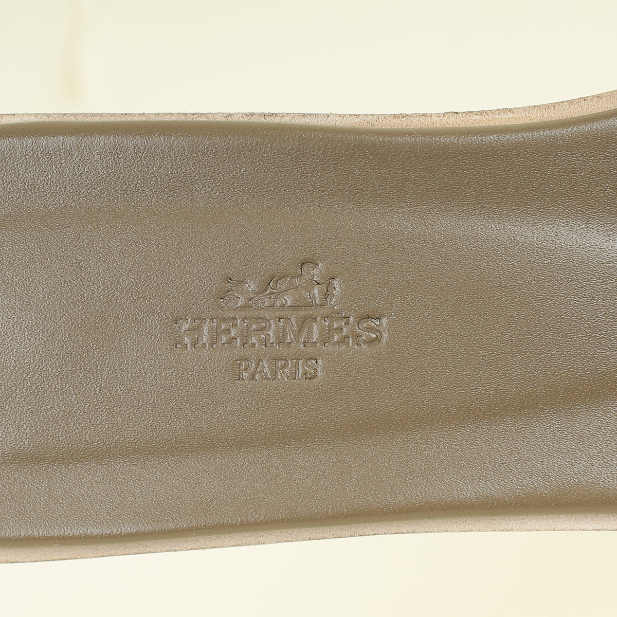 Hermes Etoupe Oran Sandal 42