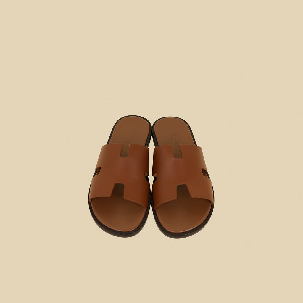 Hermes Gold Izmir Sandal 42