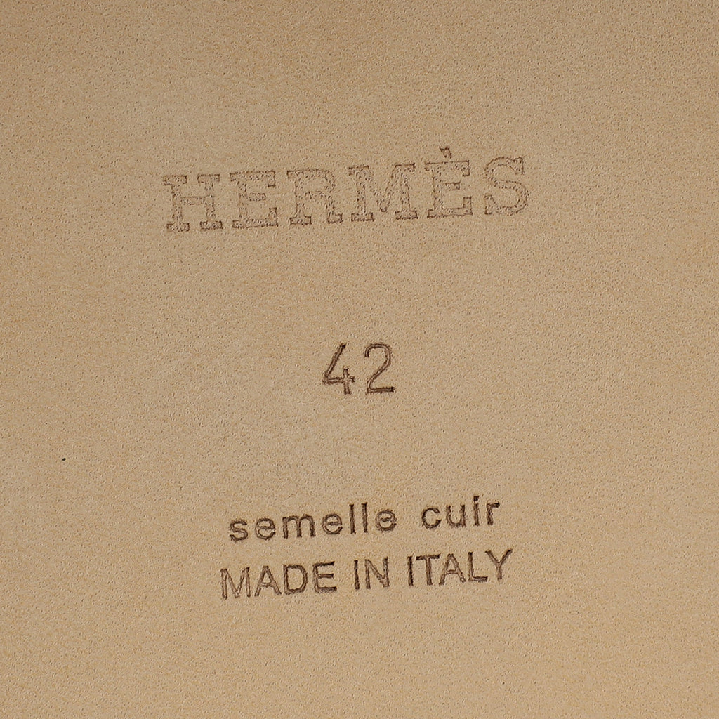 Hermes Gold Izmir Sandal 42