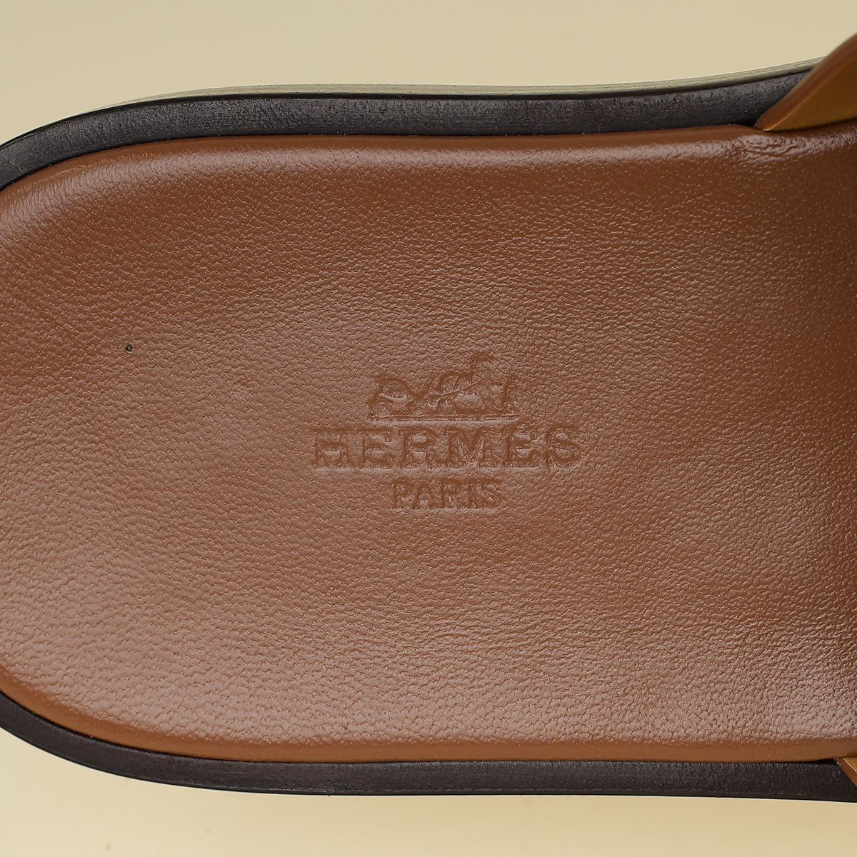 Hermes Gold Izmir Sandal 42