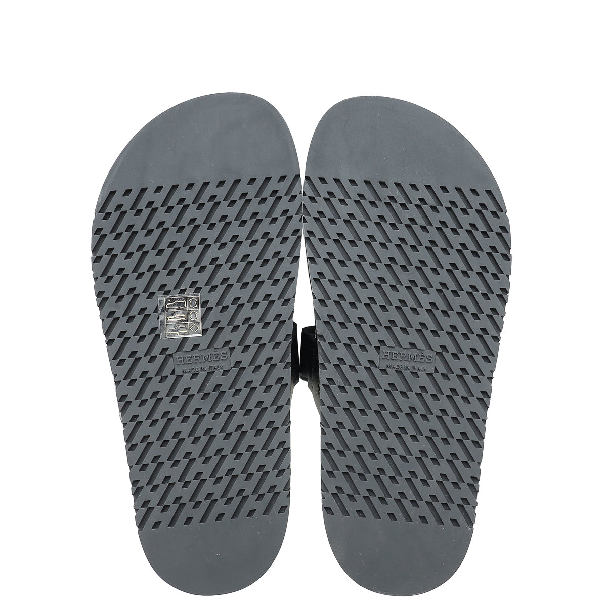 Hermes Noir Chypre Sandal 42
