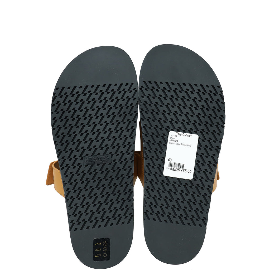 Hermes Natural Chypre Sandal 43