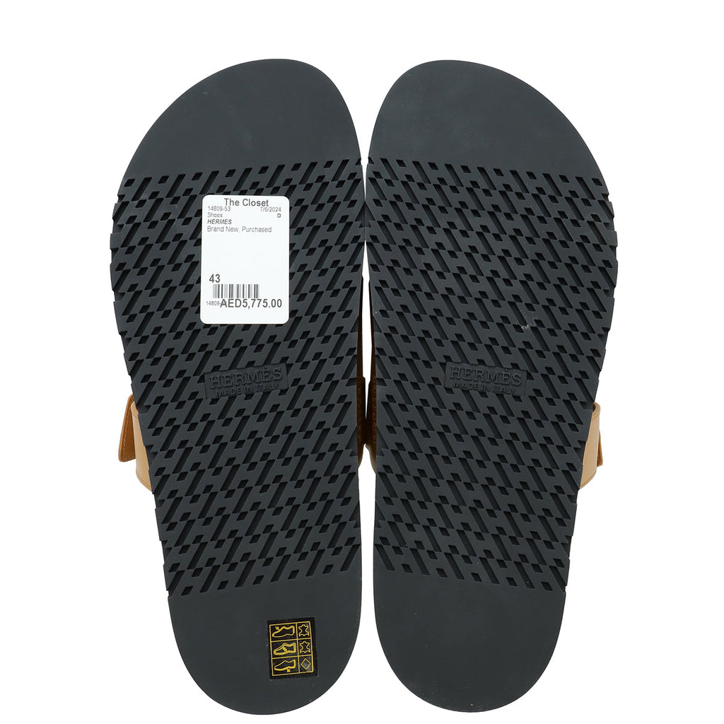 Hermes Natural Chypre Sandal 43