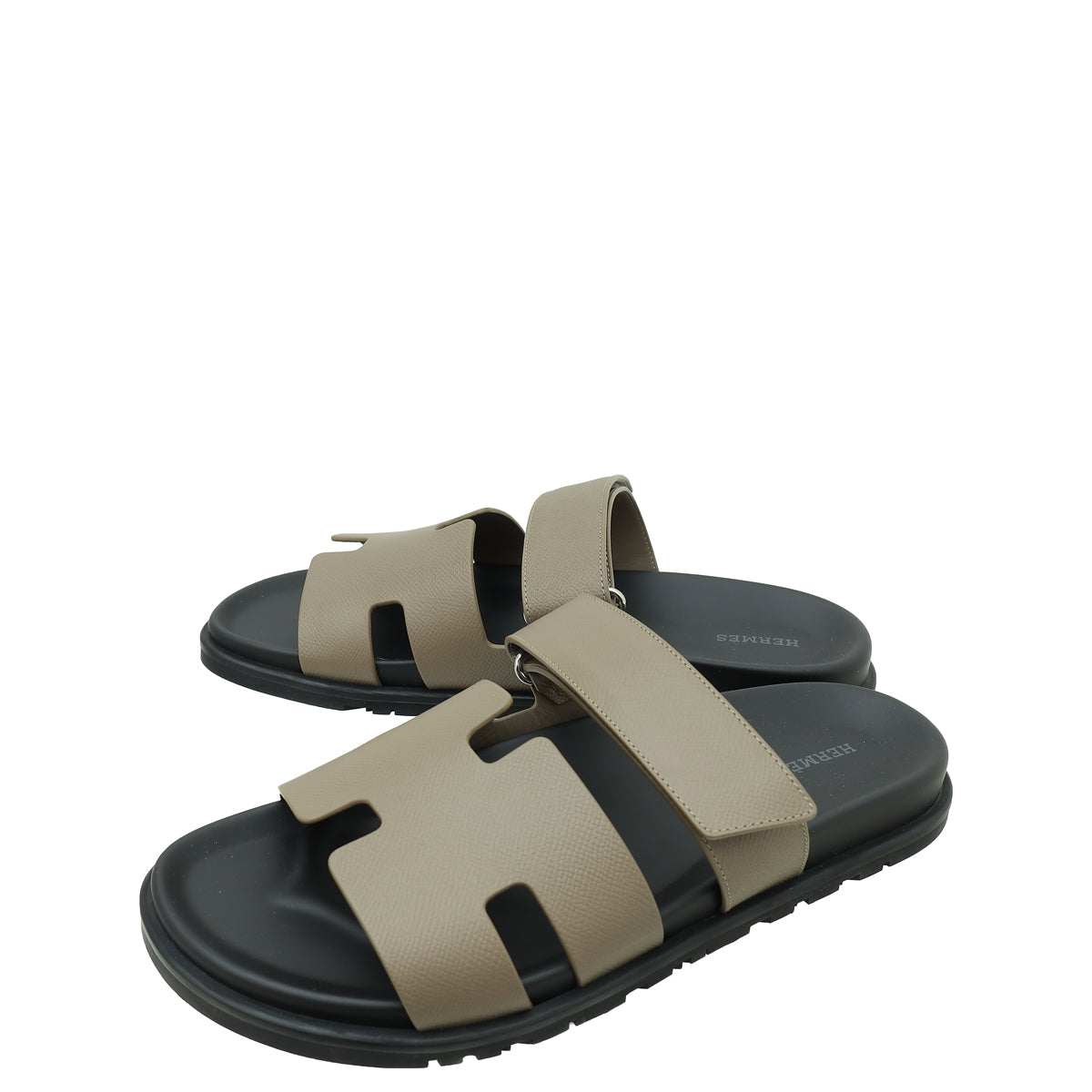 Hermes Etoupe Chypre Sandals 43