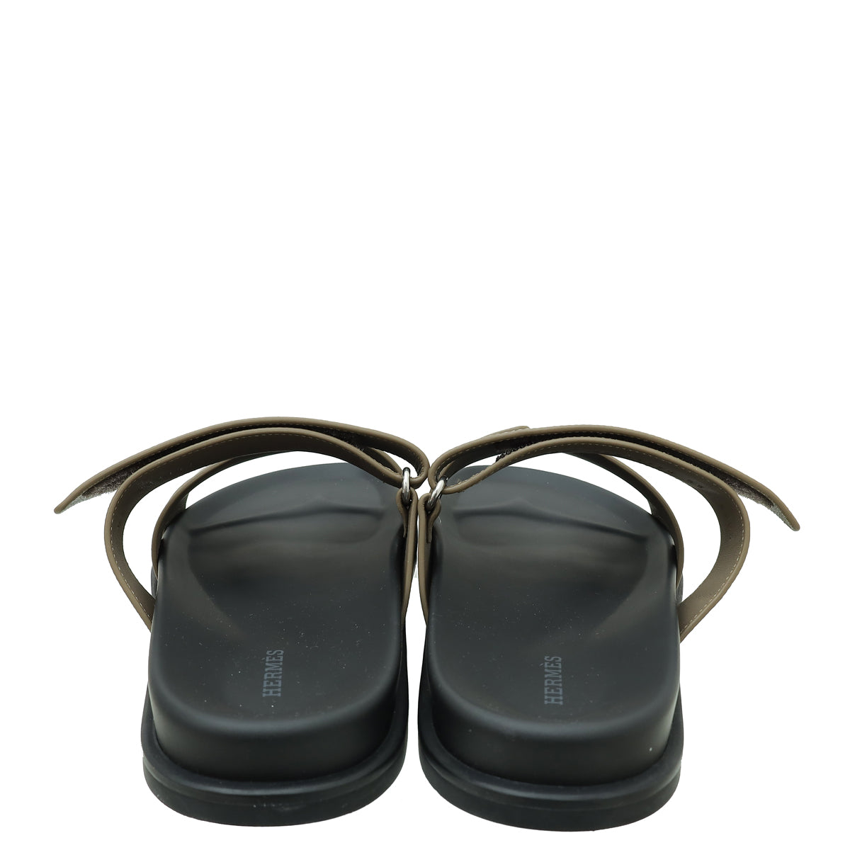 Hermes Etoupe Chypre Sandals 43
