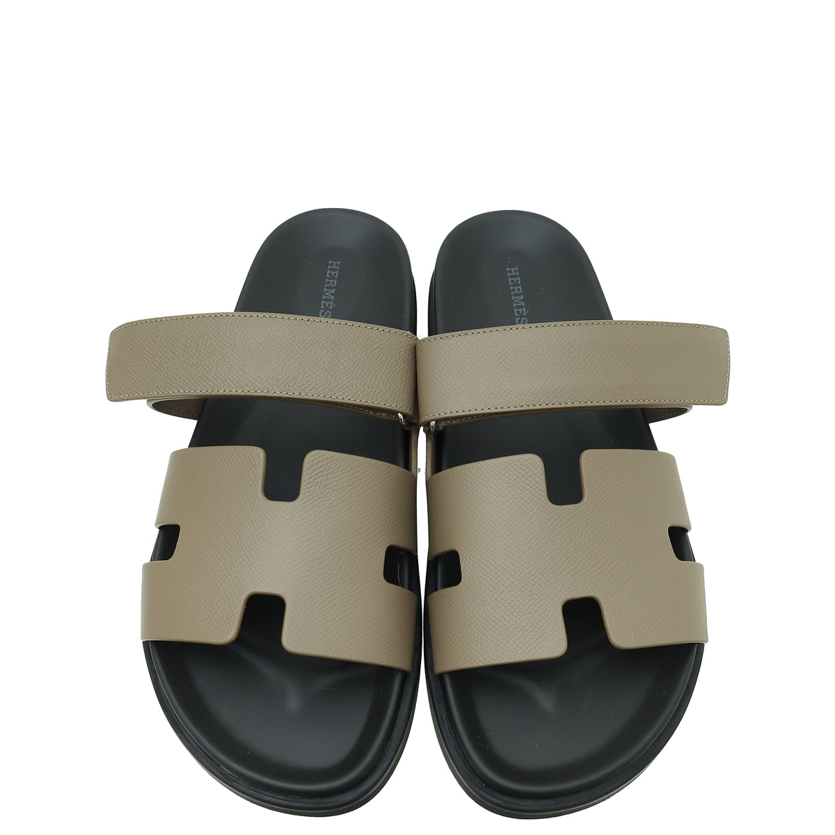 Hermes Etoupe Chypre Sandals 43
