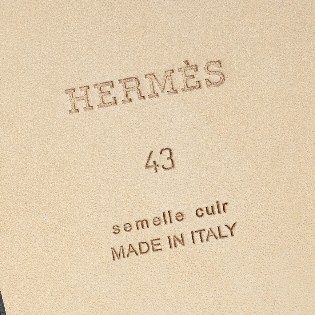Hermes Bicolor Izmir Sandals 43