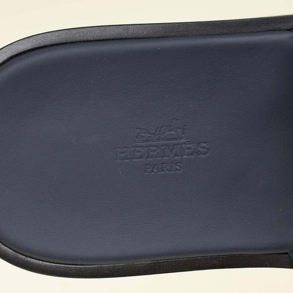 Hermes Bicolor Izmir Sandals 43