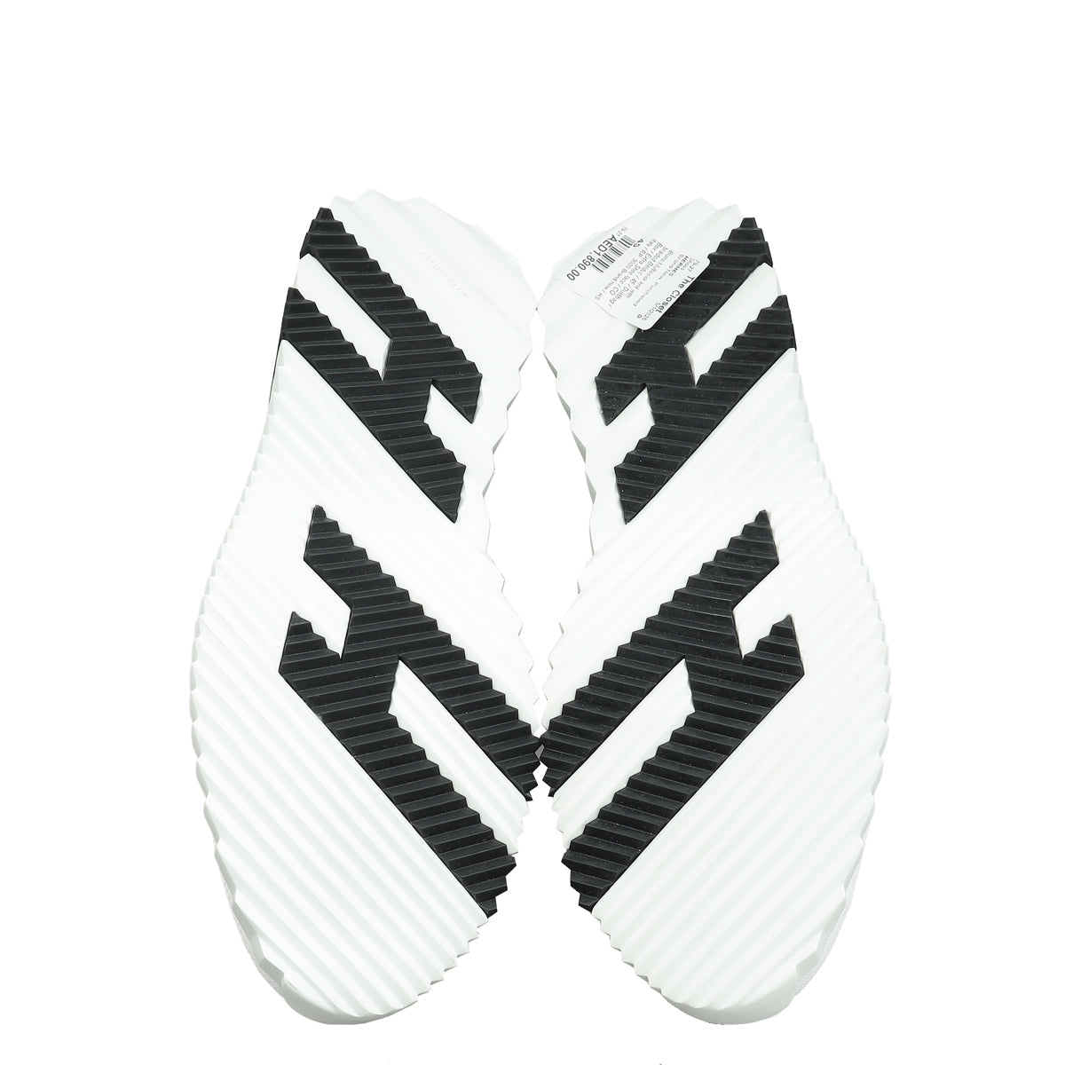 Hermes Blanc Multicolor Flex Slip On Sneakers 45