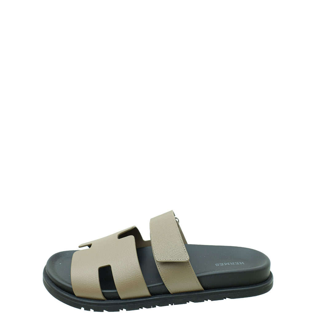Hermes Etoupe Chypre Sandal 42.5